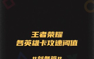 刘备出装铭文攻略（打造最强刘备！优化铭文配置攻略一览）