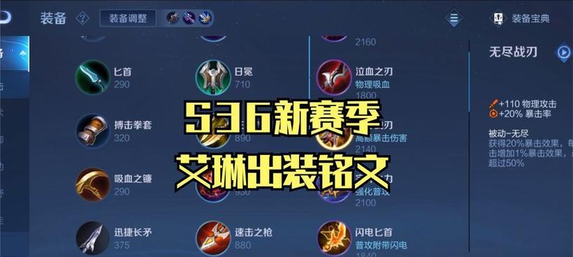 以艾琳全攻铭文出装攻略苹果（打造最强艾琳苹果套路曝光）-第3张图片-游戏玩法大全_