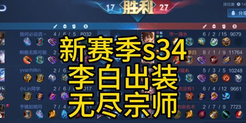 李白打法出装攻略（不败的剑客之道及装备选择）-第2张图片-游戏玩法大全_