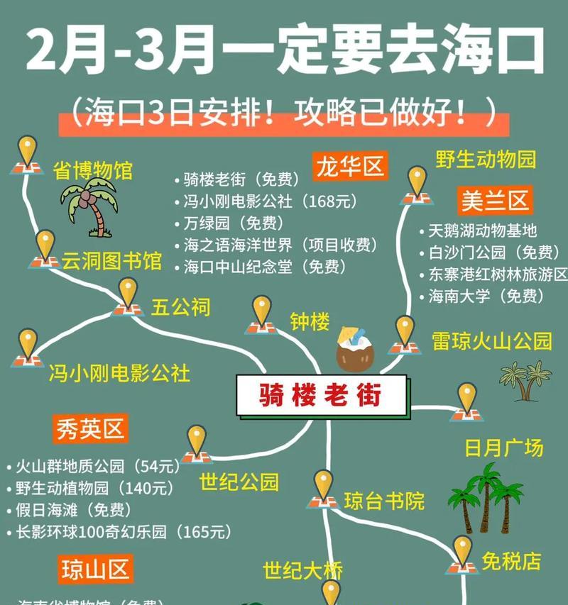 畅游海口一日游攻略（游遍美景尽在掌握，畅享一日极致悠闲）-第3张图片-游戏玩法大全_